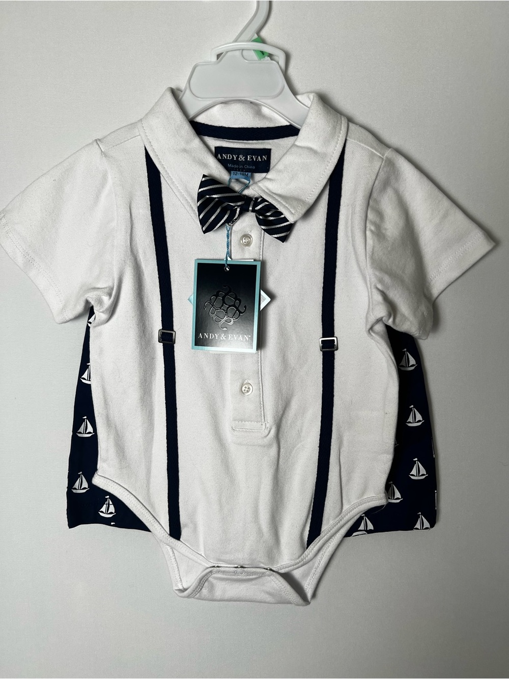 Andy & Evan Boys 2 Piece Outfit 12-18 Months Nautical
